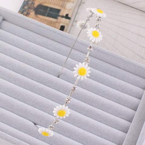 Cute Romantic Daisy Acrylic Flowers Hair Accessories Headpieces