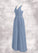 Helen A-Line Pleated Chiffon Floor-Length Dress SJSP0019735