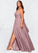 Ingrid A-Line Pleated Chiffon Floor-Length Dress SJSP0019598