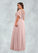 Delilah A-Line Sequins Chiffon Floor-Length Dress SJSP0019873