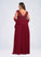 Eden A-Line Sequins Chiffon Floor-Length Dress SJSP0019842