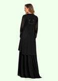Regan Sheath Sequins Lace Asymmetrical Dress SJSP0019850