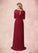 Carlee A-Line Lace Floor-Length Dress SJSP0019908