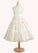 Nan A-Line Lace Tulle Tea-Length Dress SJSP0020169