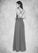 Juliet A-Line Pleated Chiffon Floor-Length Dress SJSP0019610