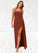 Zaniyah Sheath Pleated Luxe Knit Floor-Length Dress SJSP0019794