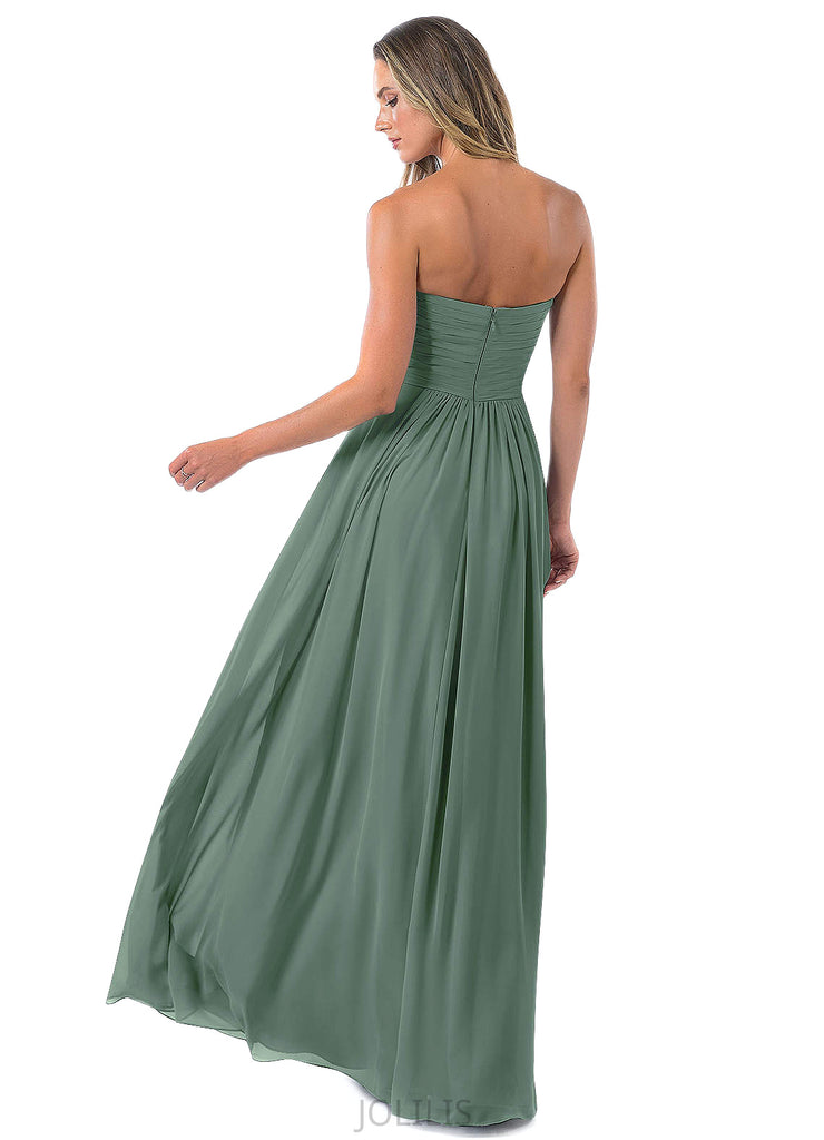 Persis A-Line Sweetheart Neckline Chiffon Floor-Length Dress SJSP0019723