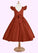 Gabriela Ball-Gown Bow Matte Satin Tea-Length Dress SJSP0020148