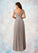 EmeryPiper A-Line Lace Shimmer Knit Floor-Length Dress SJSP0019965