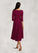 Kyra A-Line Stretch Crepe Tea-Length Dress SJSP0019961