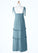 Tina A-Line Bow Chiffon Floor-Length Junior Bridesmaid Dress SJSP0020003