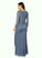 Deanna A-Line Pleated Tulle Floor-Length Dress SJSP0019917