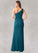Zariah Mermaid One Shoulder Chiffon Floor-Length Dress SJSP0019731