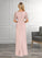 Cristal A-Line Lace Floor-Length Dress SJSP0019855