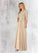 Crystal A-Line Lace Chiffon Floor-Length Dress SJSP0019853