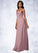 Karley A-Line Chiffon Floor-Length Dress SJSP0019617