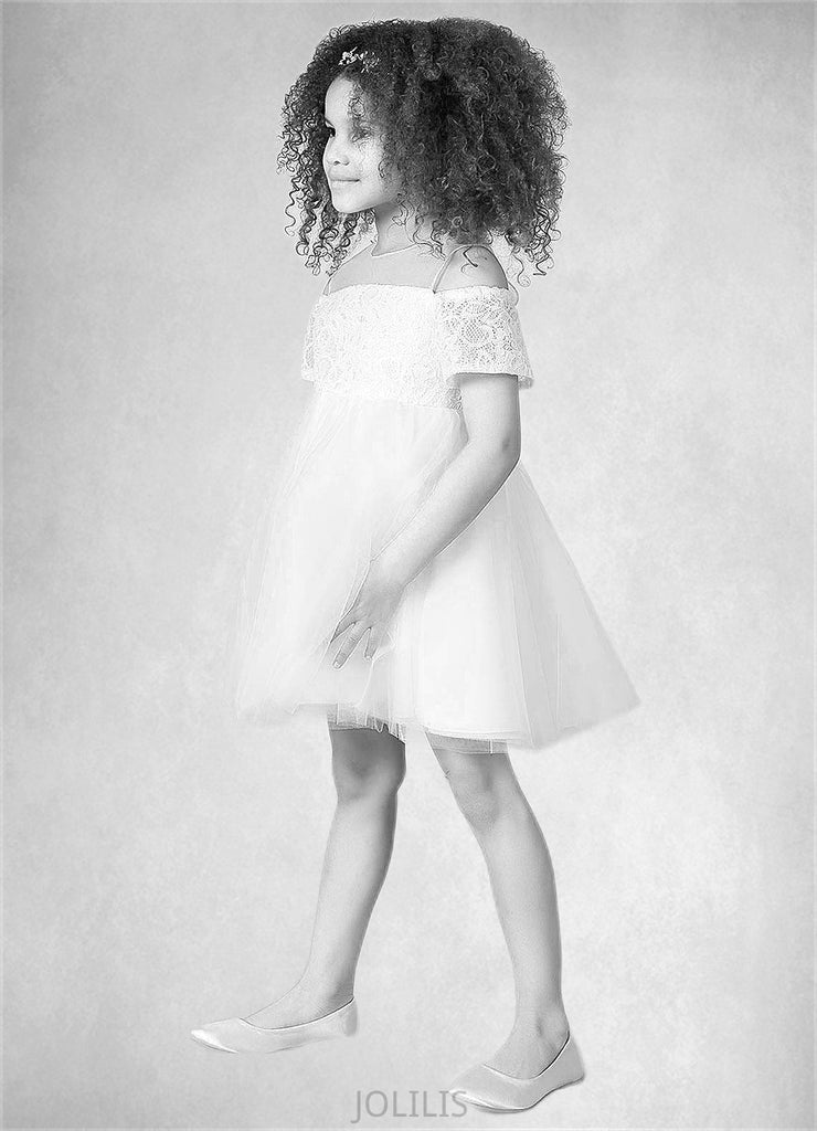 Marlee Ball-Gown Off the Shoulder Tulle Knee-Length Dress SJSP0020166