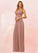 Isabella A-Line Pleated Luxe Knit Floor-Length Dress SJSP0019809