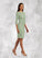 Janiah Sheath Lace Knee-Length Dress SJSP0019911