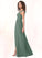 Ingrid A-Line Ruched Chiffon Floor-Length Dress SJSP0019665
