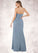 Catalina Sheath Strapless Mesh Floor-Length Dress SJSP0019747