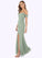 Reyna Sheath Off the Shoulder Mesh Floor-Length Dress SJSP0019634