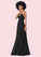 Lucia A-Line Pleated Chiffon Floor-Length Dress SJSP0019707