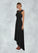 Aleah A-Line Lace Chiffon Asymmetrical Dress SJSP0019845