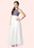Saniya A-Line Pleated Chiffon Floor-Length Junior Bridesmaid Dress SJSP0020008