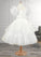 Ellie Ball-Gown Organza Knee-Length Dress SJSP0020176