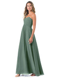 Persis A-Line Sweetheart Neckline Chiffon Floor-Length Dress SJSP0019723