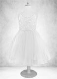 Mildred Ball-Gown Lace Tulle Ankle-Length Dress SJSP0020156
