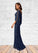 Annie Sheath Lace Floor-Length Dress SJSP0019836