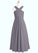 Madalynn A-Line Pleated Chiffon Floor-Length Junior Bridesmaid Dress SJSP0019977