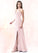 Nancy A-Line Pleated Chiffon Floor-Length Dress SJSP0019761