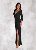 Sarah Mermaid Sequins Luxe Knit Floor-Length Dress SJSP0019948