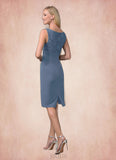 Shannon Sheath Lace Knee-Length Dress SJSP0019896
