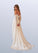 Willa A-Line Lace Chiffon Chapel Train Dress SJSP0020040