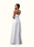 Kendra A-Line Lace Floor-Length Dress SJSP0020093