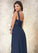 Nyla A-Line Pleated Chiffon Floor-Length Dress SJSP0019636