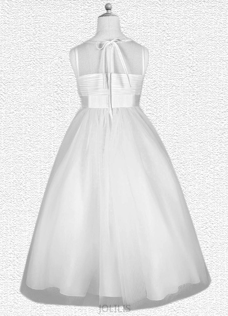 Fiona Ball-Gown Sequins Tulle Tea-Length Dress SJSP0020173