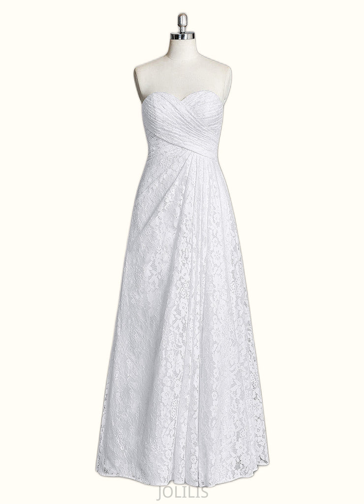 Kendra A-Line Lace Floor-Length Dress SJSP0020093