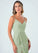 Holly A-Line Pleated Chiffon Floor-Length Dress SJSP0019601