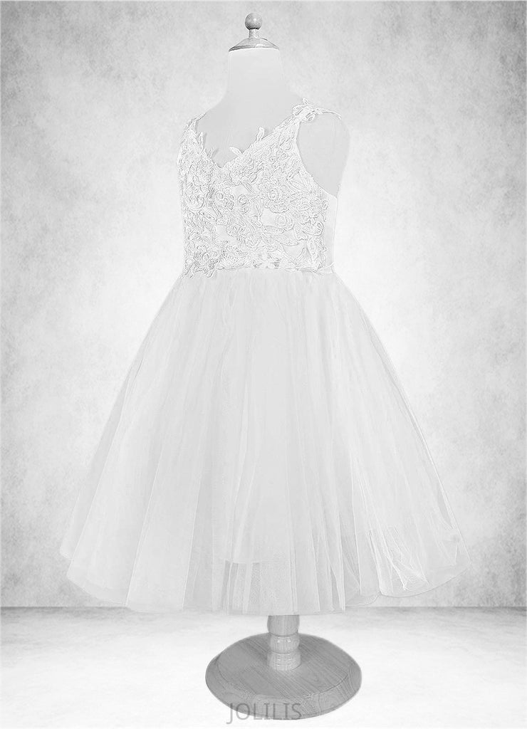 Mildred Ball-Gown Lace Tulle Ankle-Length Dress SJSP0020156