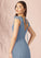 Lucy A-Line Ruched Chiffon Floor-Length Dress SJSP0019622