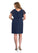 Ashanti Sheath Pleated Chiffon Knee-Length Dress SJSP0019835