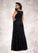 Kamryn A-Line Off the Shoulder Lace Floor-Length Dress SJSP0019854