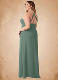 Tessa Sheath Chiffon Floor-Length Dress SJSP0019629
