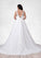 Lillian Ball-Gown Lace Tulle Cathedral Train Dress SJSP0020077