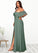 Anastasia A-Line Off the Shoulder Chiffon Floor-Length Dress SJSP0019614